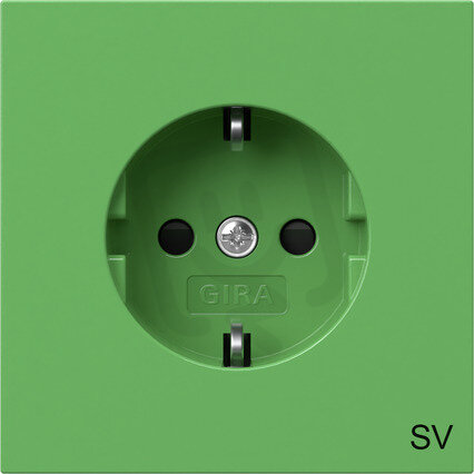 SCHUKO SP oti.SV F100 zelená GIRA 4453707