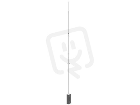 Volně stojící jímací stožár na základně, L9000mm, Inox/Al/beton GROMTOR 510918