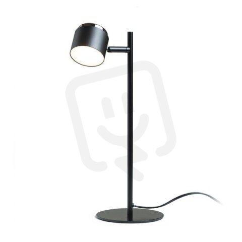 NOVA stolní černá chrom/mléčný akryl 230V LED 4.2W 3000K RENDL R14275