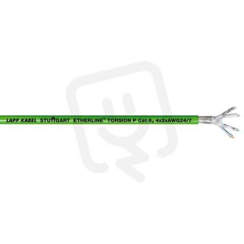Ethernetový kabel ETHERLINE TORSION P CAT6A 4X2XAWG24/7 LAPP 2170483