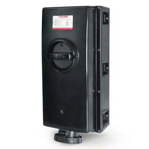Nástěnná zásuvka SCAME ADVANCE GRP EX s vypínačem 3P+E 125A 6h/380-415V IP67