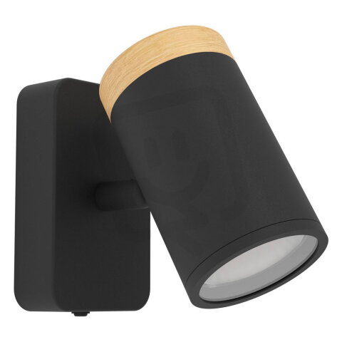 Nástěnné bodové svítidlo CONSUMA GU10 3W IP44 černá/hnědá  EGLO 300001