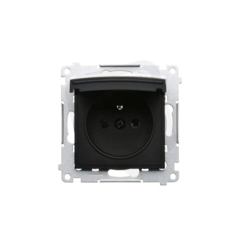 Zásuvka silová 1 násobná typ E (přístroj