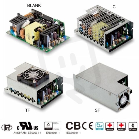 Spínaný zdroj Medical 400W 48V MEAN WELL RPS-400-48