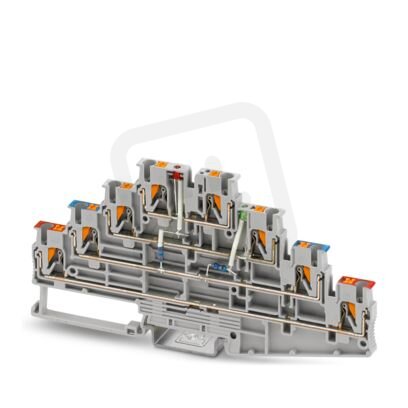 Vícepatrová svornice PT 2,5-L RD/L BU/L LED 24 GN/L LED 24 RD 1336354