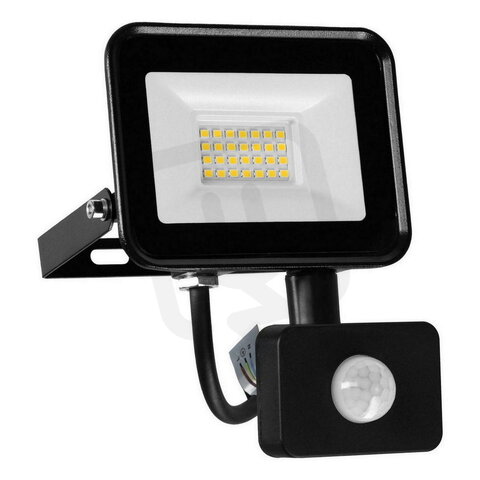 LED reflektor s čidlem ORO ZONA LED 20W NW B PIR LED-POL ORO33070