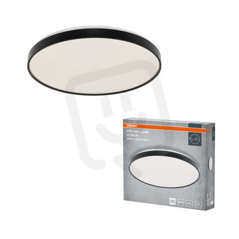 CEILING LUXO BLACK ? 56 cm 60W 4000K IP20 BLACK OSRAM 4099854651571