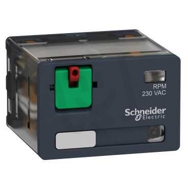 Schneider RPM42B7 Výkonové 4P, 15 A, 24 V AC s LED