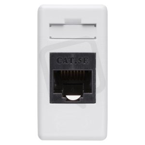 Gewiss GW20271 SYSTEM Modul zásuvky RJ45 Cat5e UTP, bílá
