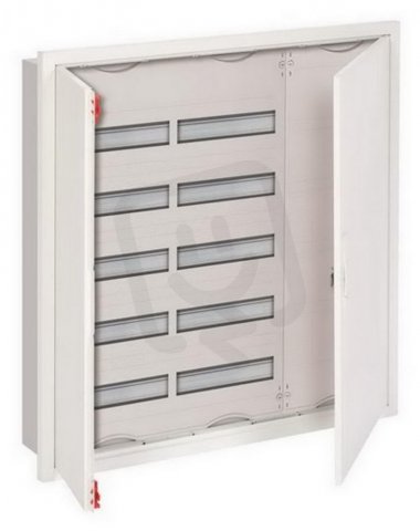 Zapuštěná rozvodnice ABB U53M -120M s dveřmi