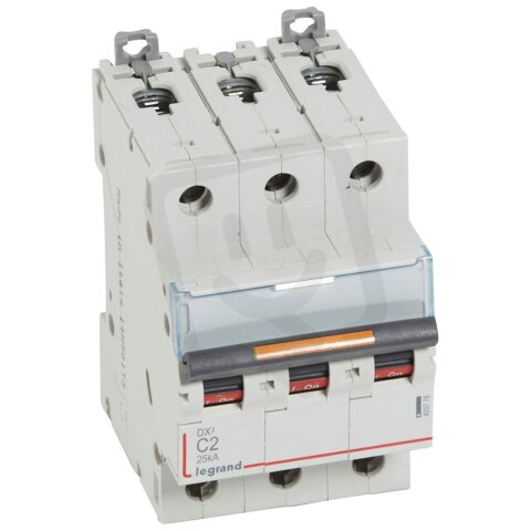 DX3 JISTIČ, 3 PÓLOVÝ, CHAR. C,2A 25KA LEGRAND 409778