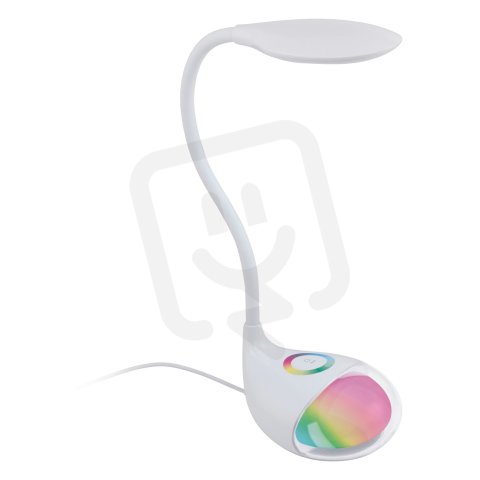Stolní svítidlo CABADO 1 LED-RGB TOUCH bílá 2,7W IP20 EGLO 97078