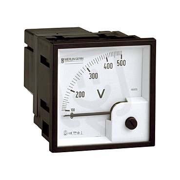 Schneider 16005 VLT 72x72 voltmetr 500V