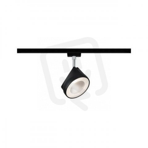 URail LED-spot Arena 15 W černá mat/chrom 4000K kov/umělá hmota stmívatelné