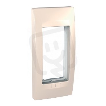 Schneider MGU47.201.25P Krycí rámeček Basic 1 modul + montážní rámeček, marfil