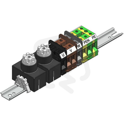 Stožárová výzbroj SV - B - 6.35.4/2 (dva nosiče pojistek) ELEKTRO BEČOV H416213