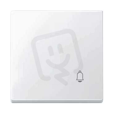 Schneider MTN412819 Kryt spínače se symbolem 'zvonek', S-Design, polar