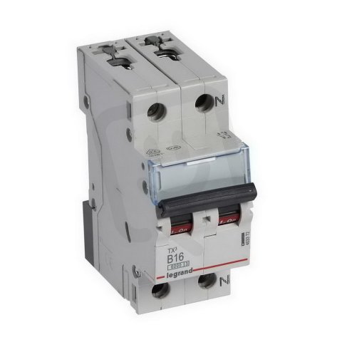 TX3 JISTIČ, 1+N PÓLOVÝ, CHAR. B, 16A 6000A LEGRAND 403372