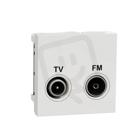 Zásuvka NOVÁ UNICA TV/R koncová, 4 dB, 2M, Bílá SCHNEIDER NU345218