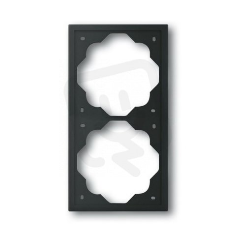 IMPULS Dvojrámeček mechová černá 1722-775 ABB 2CKA001754A4425