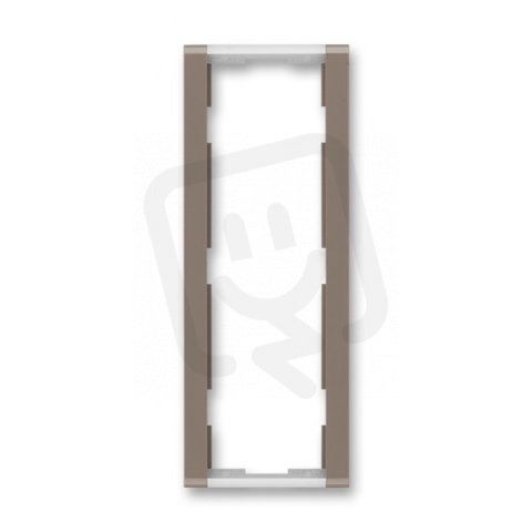 Rámeček trojnásobný svislý 3901F-A00131 26 lungo/mléčná bílá Time ABB