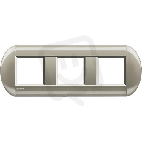 Legrand LNB4802M3TC BT LLT Rámeček OVÁL. 2+2+2M TITAN