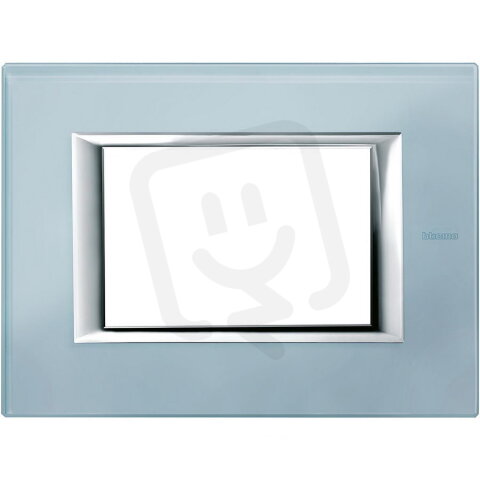 Legrand HA4803VZS BTAX RÁMEČEK 3M SKLO MODRÉ