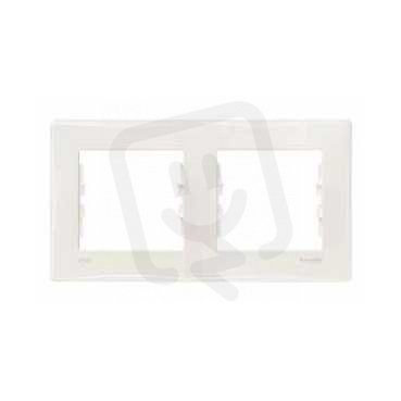 Schneider SDN5810323 Rámeček IP44 dvojnásobný, cream