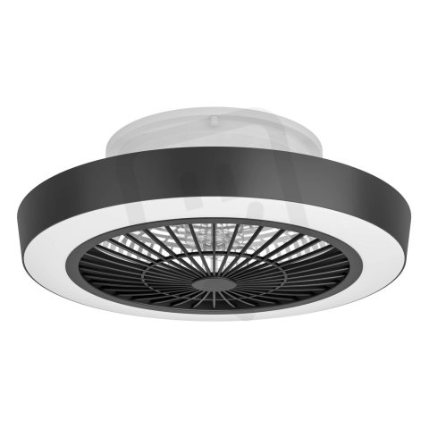 Stropní ventilátor SAZAN LED-CCT černá/bílá 37,8W EGLO 35096