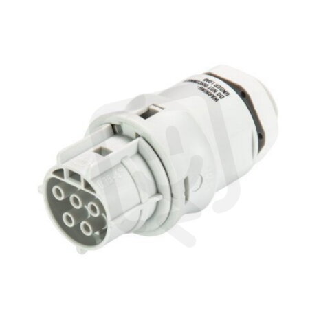 zásuvka vestavná gesis RST, 5-pól, M20, šroubové svorky, šedá