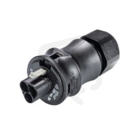 vidlice na kabel gesis RST, 2-pól, průchodka 6-10mm, šroubové svorky, černá