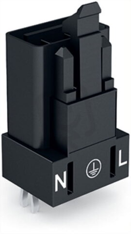 Konektor na desky plošných spojů rovné provedení 3pól. černá WAGO 890-813