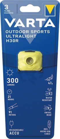 VARTA Outdoor Sports H30 R 3 AAA limetko