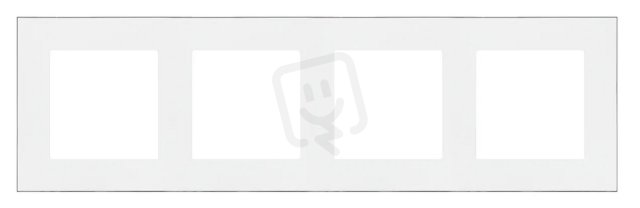 Rámeček 4 násobný bílá KONTAKT SIMON TRD4.163/111