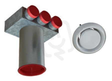 EDF-SK-BOX-125/3x75 stěnový (stropní) box (bez mřížky) ELEKTRODESIGN 7203248