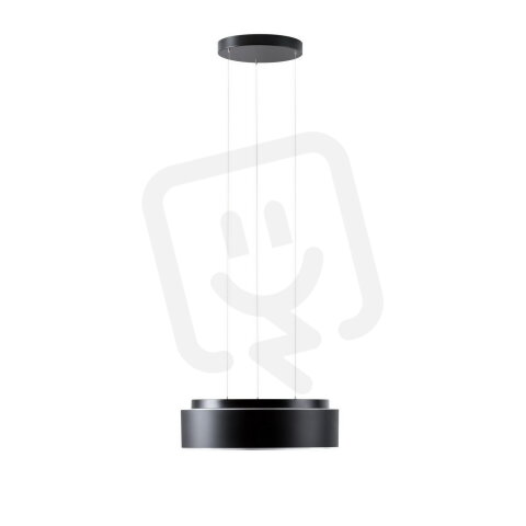 Závěsné LED svítidlo se skleněným stínidlem ERIS LEC3 24W IP40 DALI 4K černá