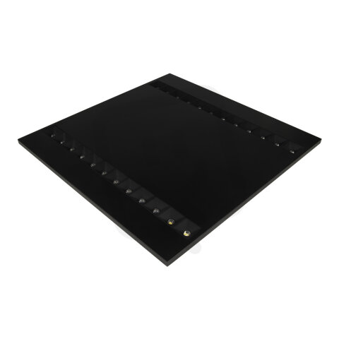 Panelové svítidlo LEDVANCE PANEL LOUVER 600 V 27.5W 840 U16 BK