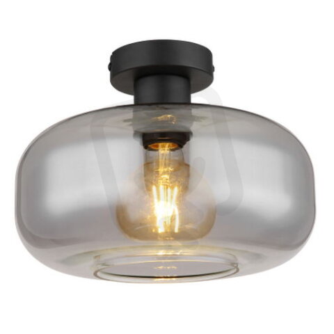 Stropní svítidlo GIUSEPPE černá 1xE27 40W 230V GLOBO 15566D
