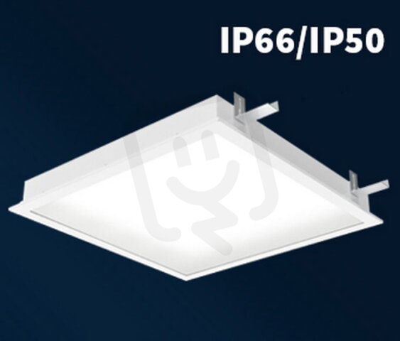 Vestavné svítidlo ODIS-LED-M623-SQ-OP-6300-940, IP66/IP50 VYRTYCH 085488