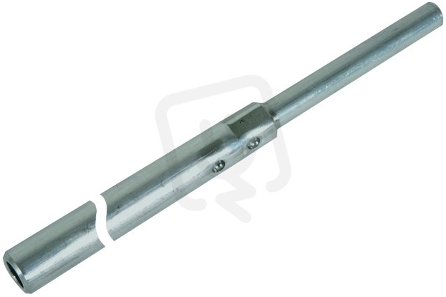 Trubková jímací tyč D 16mm L 2000mm AlMgSi F22 zúžená na 10mm DEHN 103420