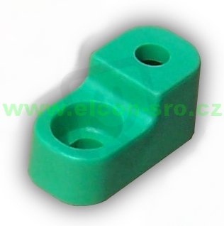 Elcon 275 E04 zelený držák svorkovnic, zelený