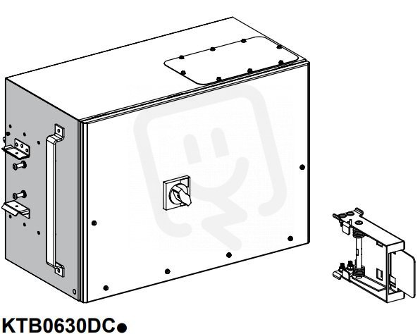 KTB0630DC5 Vývodní skříň násuvná 630A CO