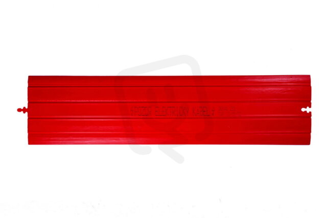 Kabelová krycí deska DEKAB 250/3 mm PE červená CWS 002235V