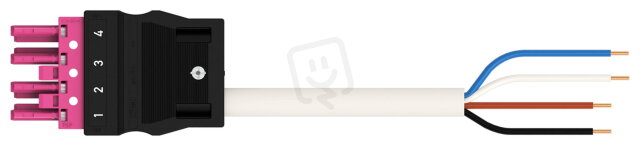Konfekcionovaný s připojovacím kabelem, Cca, Zástrčka/otevřený konec