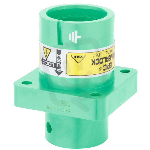 Vestavné pouzdro EPIC POWERLOCK A6 S PE/GN QP M12 (1) LAPP 44420277