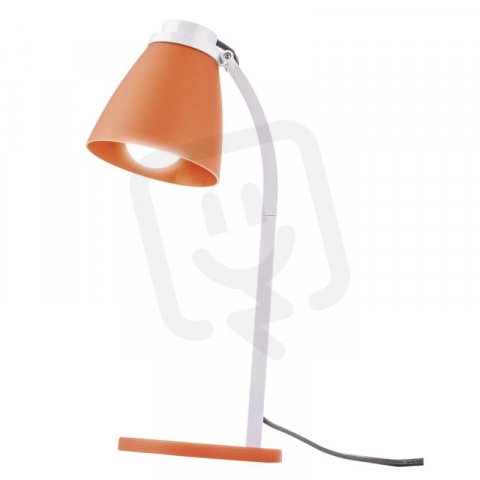 LED stolní lampa LOLLI 6W E14 NW ORANŽOVÁ Z7597O Emos neutrální bílá