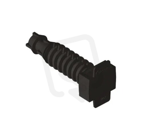 Cable tie wall plug (flush) black O 8 U6