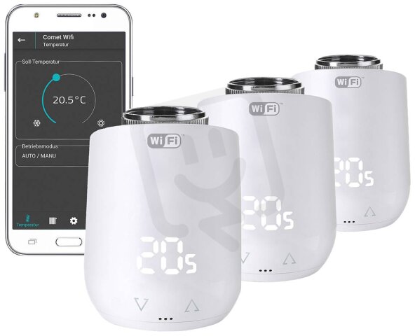 Comet WiFi sada bezdr.termost.hlavi. 3ks