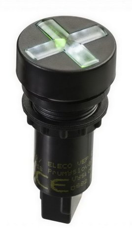 Ukazatel stavu SUS-99-Q G/W 48AC d22mm ELECO 868618