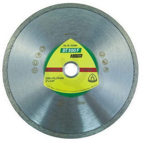 Kotouč diamantový plný DT300F 230x22,2 KLINGSPOR KLD325360